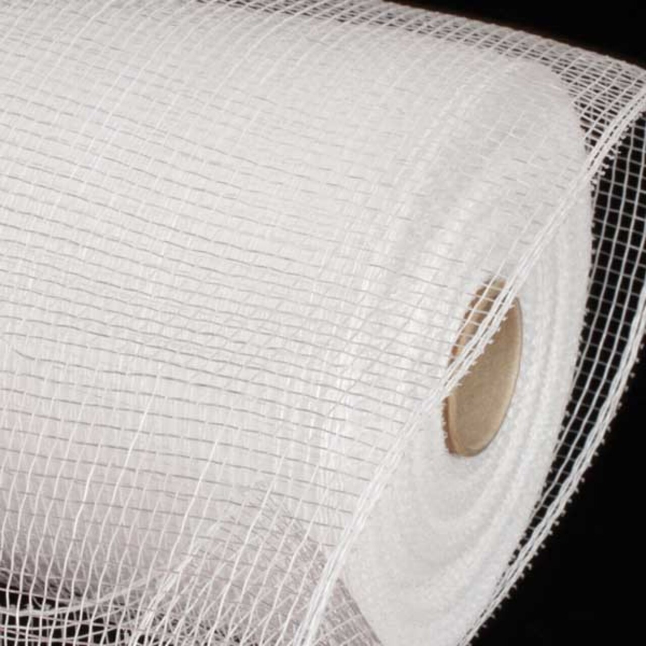 The Ribbon People Silver and White Decorating Mesh Craft Ribbon 6.5" x 120 Yards